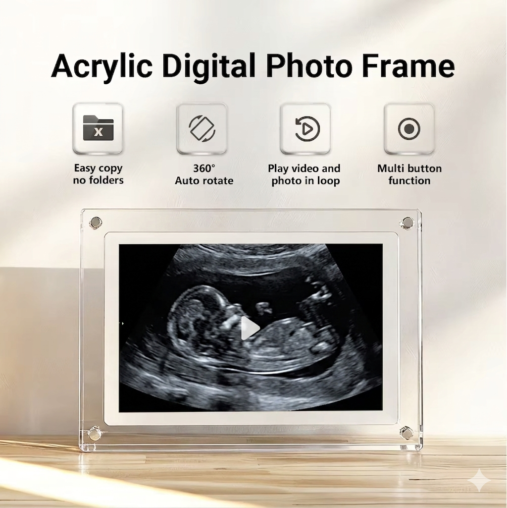 Eco Baby Live Frame™ | Marco Digital para Bebés